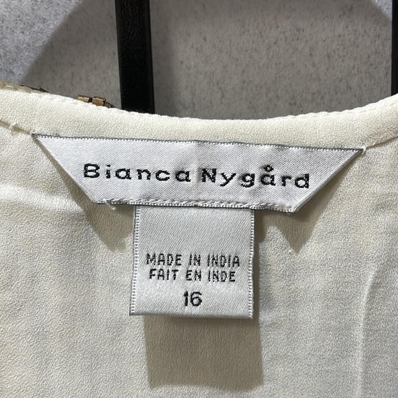 Vintage, Bianca Nygård, Sleeveless Sequin Top SZ 16 - Picture 2 of 4